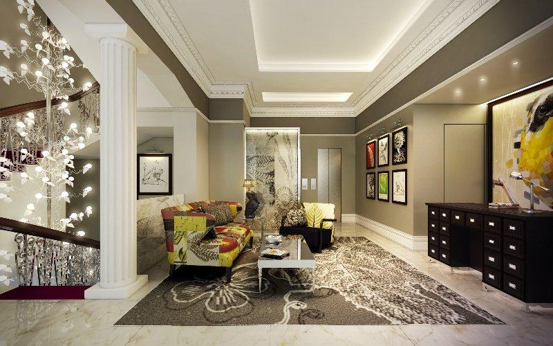 โรงแรมดิแอมเพอร์ซานด์ ลอนดอน ภายใน รูปภาพ The interior of the hotel